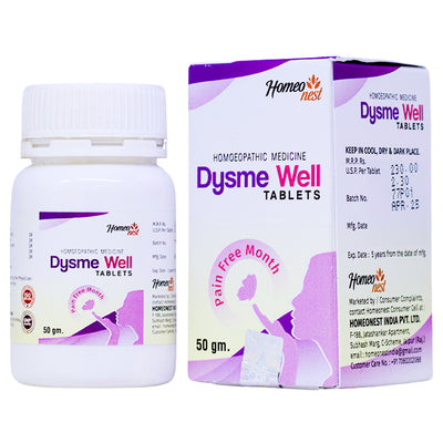 Dysme Well Tablets for Dysmenorrhea