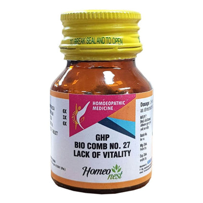 GHP BIO COMB NO. 27 For Lack Of Vitality