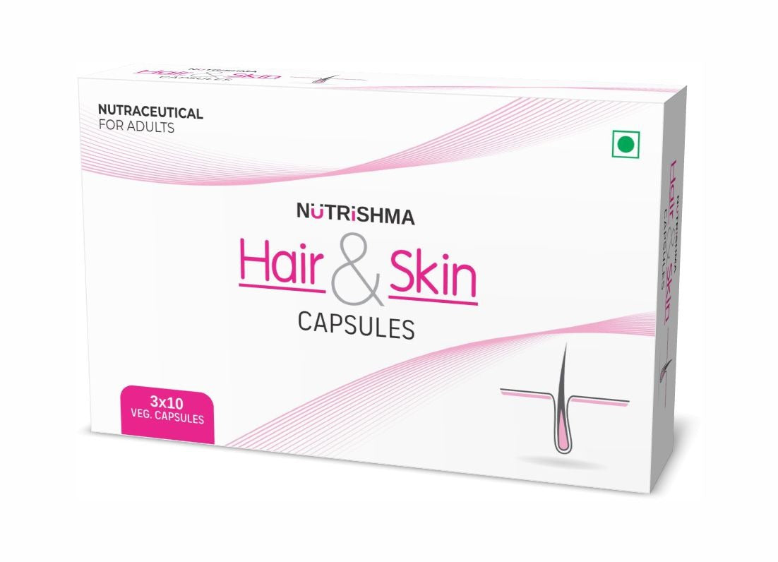 NUTRISHMA HAIR & SKIN For Hair & Skin health (strip packing)