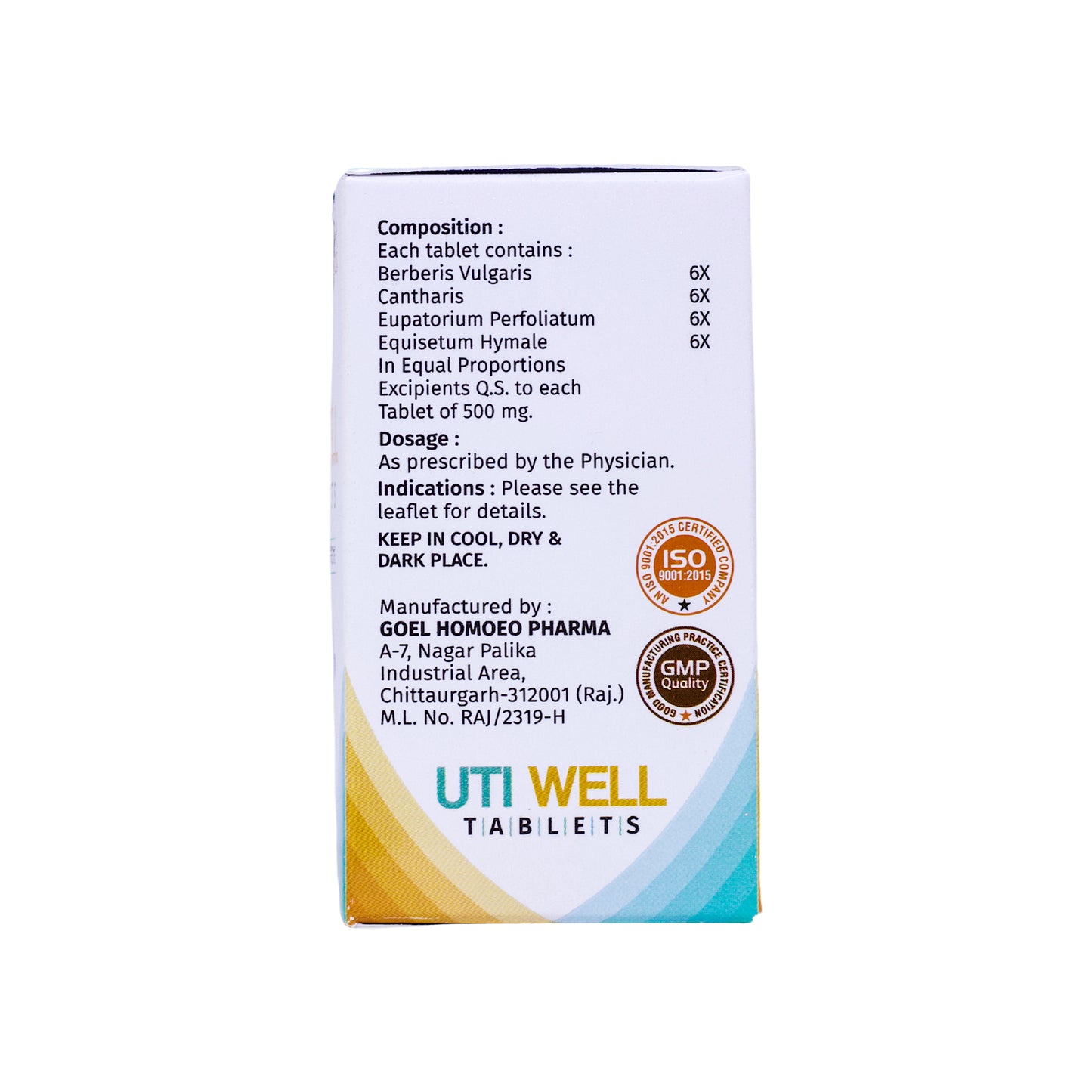 UTI WELL tablets For UTI problem in female