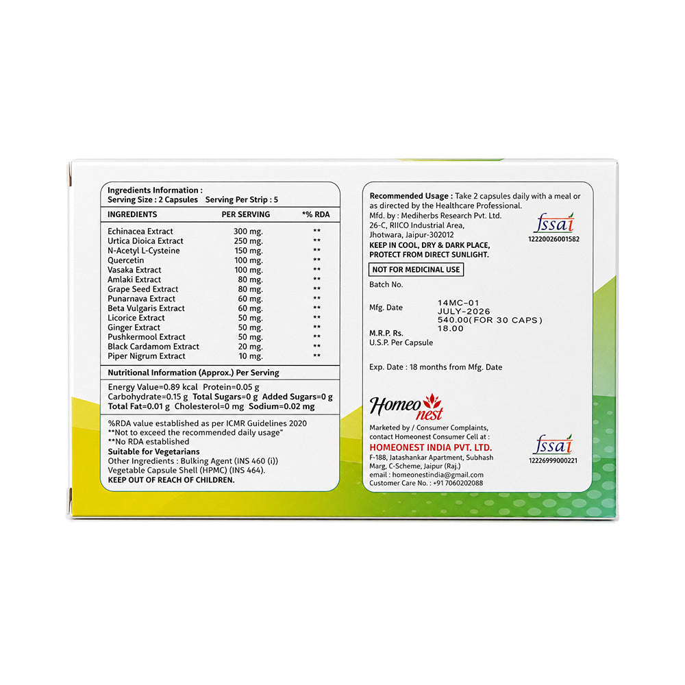 LUNG BRIO For Lung cleaner (strip packing)