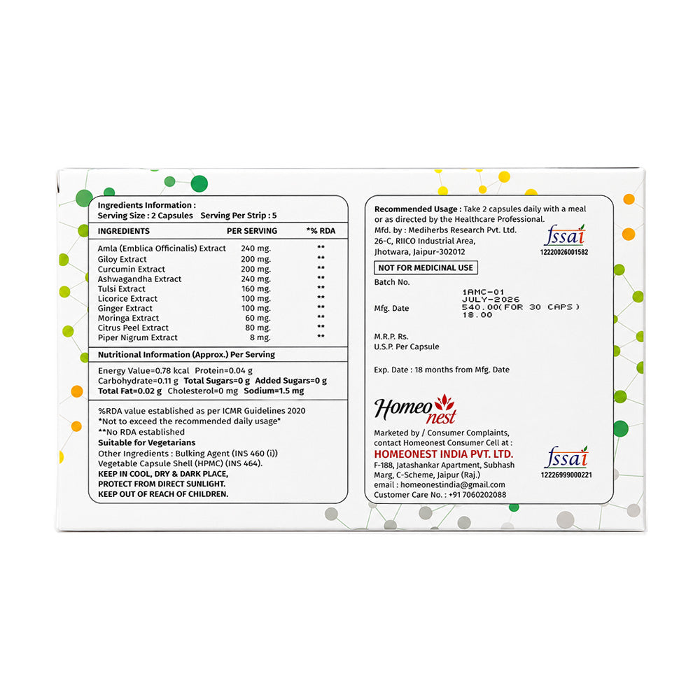 IMMUNOZOLT For Improve Immunity (strip packing)