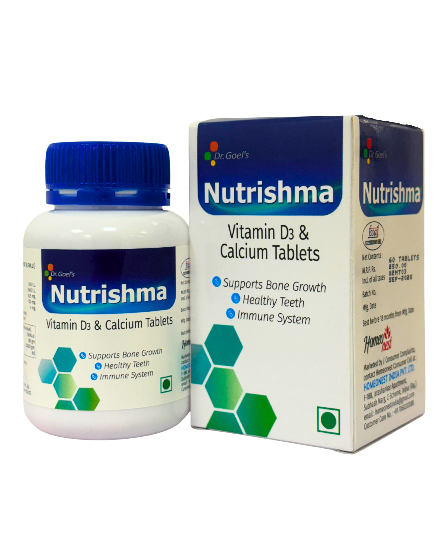 NUTRISHMA for CALCIUM DEFICIENCY