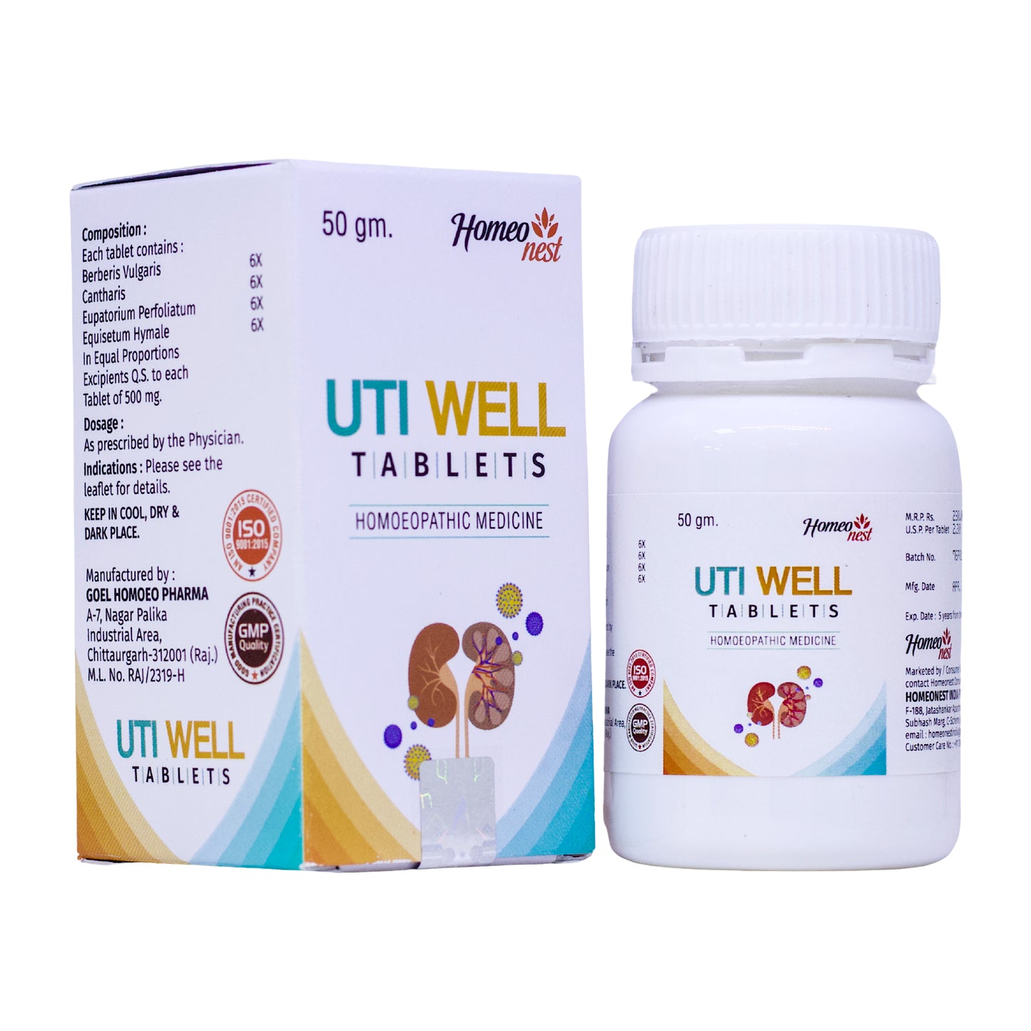 UTI WELL tablets For UTI problem in female