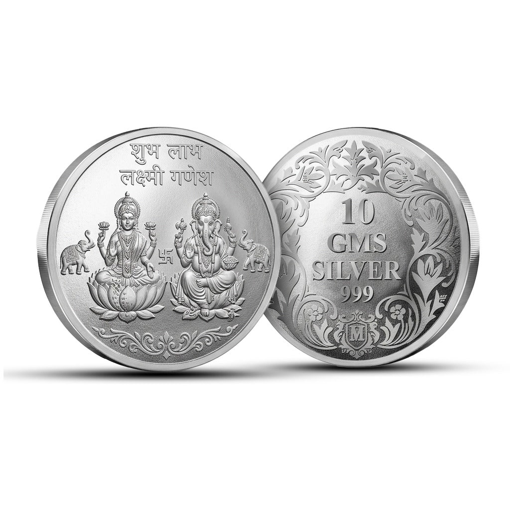 Silver Coin 10 Gram For 35,000